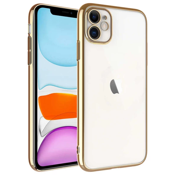 Apple iPhone 11 Kılıf Kamera Koruma Hoparlör Filitreli Rixos Kapak - 12