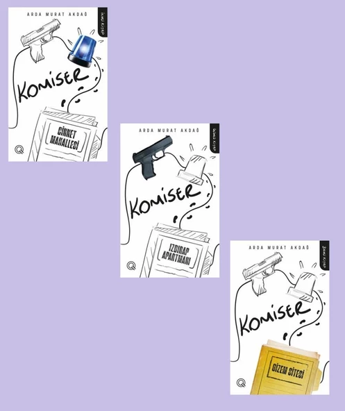 Arda Murat Akdağ Komiser Seti 3 Kitap
