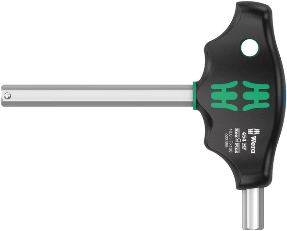 Wera 454 HF Tutma Fonksiyonlu Hex-Plus T Saplı Tornavida, 10 x 100 mm