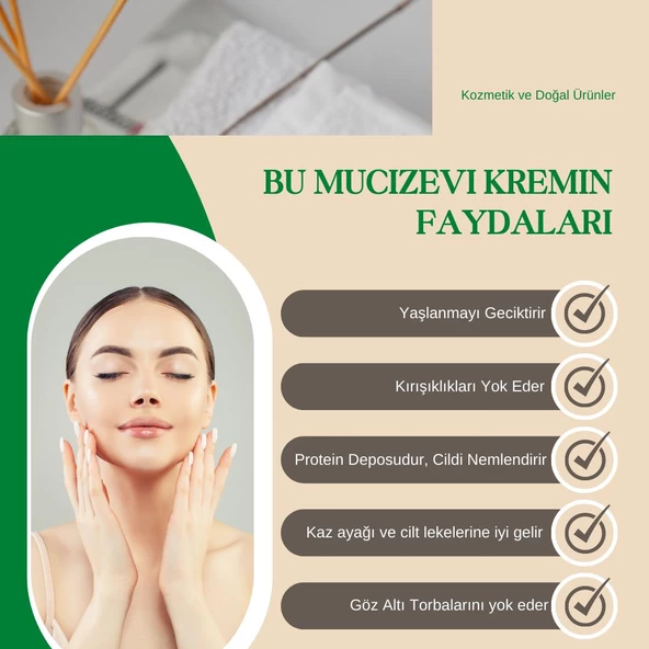 Yeşiladam Bıldırcın Yumurtası Özlü Cilt Kremi