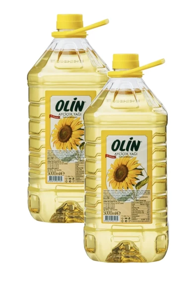 Olin Ayçiçek Yağı 5 lt Pet 2 li