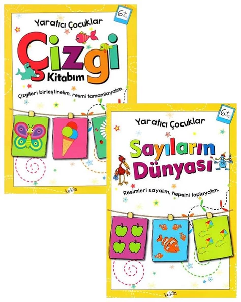Yaratıcı Çocuklar Sayıların Dünyası ve Çizgi Kitabım 2li Set