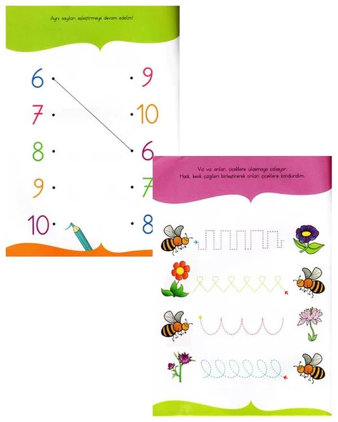 Yaratıcı Çocuklar Sayıların Dünyası ve Çizgi Kitabım 2li Set - Resim 2