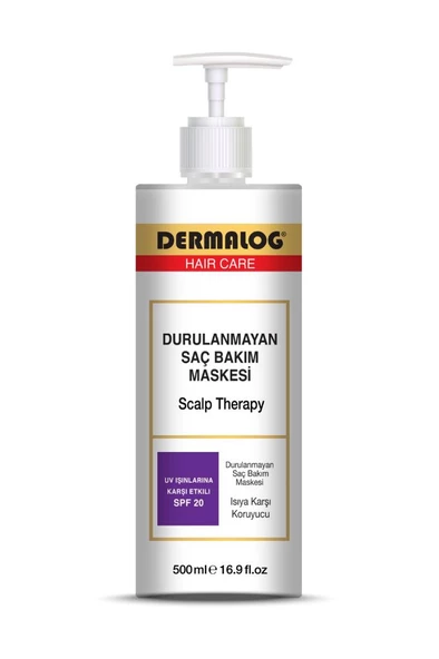 Dermalog Isıya Ve Güneşe Karşı Koruyucu Durulanmayan Onarıcı Krem Maske SPF 20 500 ML.