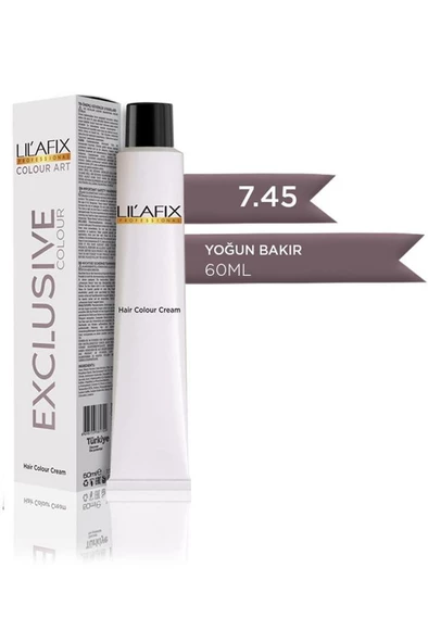 Krem Tüp Saç Boyası 7.45 Exclusive Yoğun Bakır 60 Ml - 2