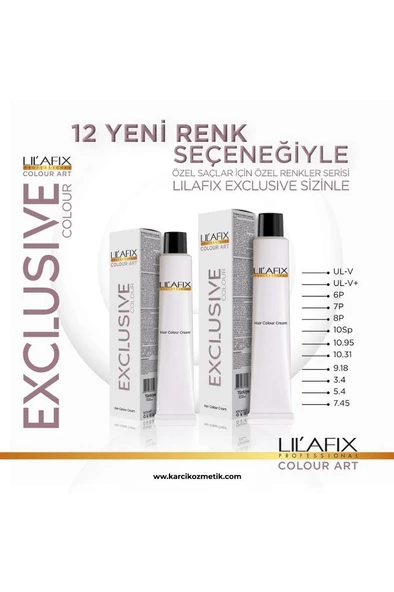 Krem Tüp Saç Boyası 7.45 Exclusive Yoğun Bakır 60 Ml - 1