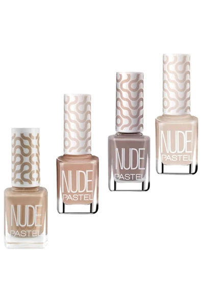 Oje Nude 4'lü 50.set 101-763-759-765 ( 5'li Maske Hediyeli)