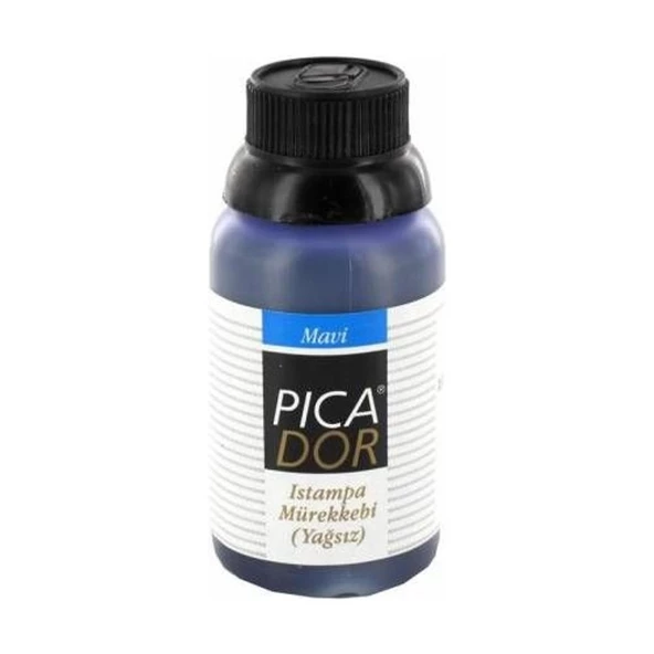 Picador Istampa Mürekkebi 30 cc Mavi Siyah Kırmızı - 4