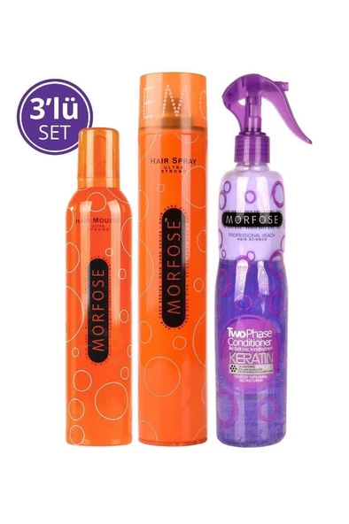 Ultra Canlı Saç Şekillendirici Set