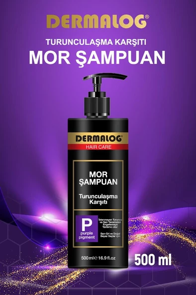 DERMALOG Silver Mor Şampuan 500 ML