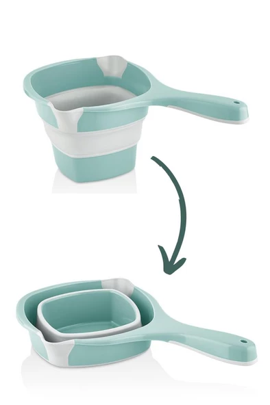 Flosoft Katlanabilir Maşrapa ve Akordiyon Bulaşıklık & Badya, Kaşıklık Tabaklık Kurutmalık 2’li Set - 10