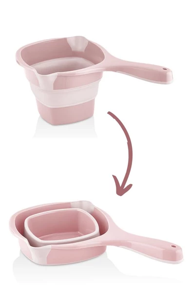 Flosoft Katlanabilir Maşrapa ve Akordiyon Bulaşıklık & Badya, Kaşıklık Tabaklık Kurutmalık 2’li Set - 6