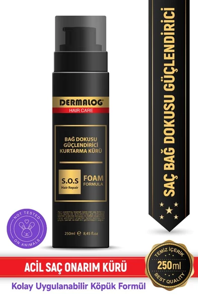 Bağ Dokusu Güçlendirici Saç Kurtarma Kürü  & Durulanmayan Besleyici /Onarıcı Saç Bakım Köpüğü 250 ML