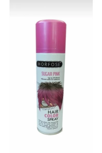 Geçici Renkli Boya Saç Spreyi Pembe 150 Ml