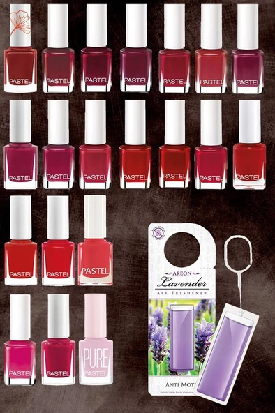 Oje Süper Kırmızı 20'li Set - Antımoth Gardrop Kokusu ürün görseli