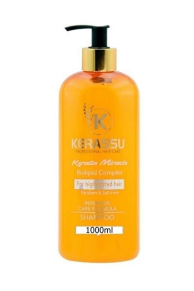 Keratin Miracle Röfleli Saçlar Için Şampuan 1 Lt