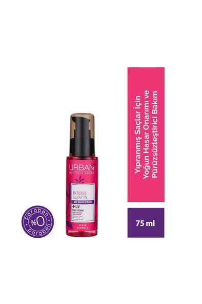 Yoğunlaştırılmış Keratin İçeren Onarıcı&Pürüzsüzleştirici Saç Serumu 75 ml 8680690700804