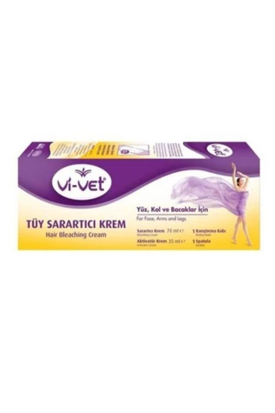 Vi Vet Vivet Tüy Sarartıcı Krem 35 Ml +70 Ml Paket