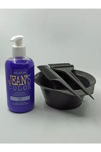 Jean's Color Lilac 250ml. + Boya Seti