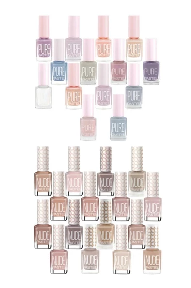 Synee Oje Pure 14 - Nude 16 Full Set (30 ADET) - 2