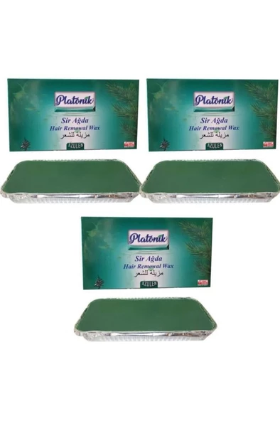 Azulen Kalıp Ağda 400 Gr. 3'lü (yeşil-normal Ciltler Için)