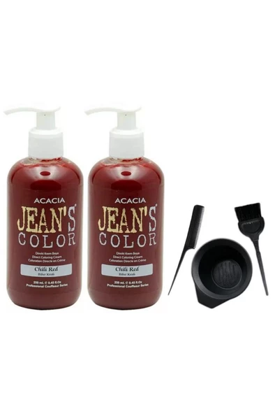 Saç Boyası Biber Kızılı 250ml 2ad Ve Saç Boya Kabı Seti ürün görseli 1