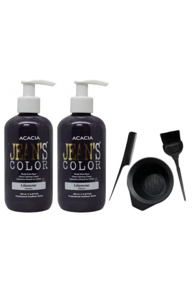 Saç Boyası Lilamor 250ml 2ad Ve Fluweel Saç Boya Kabı Seti