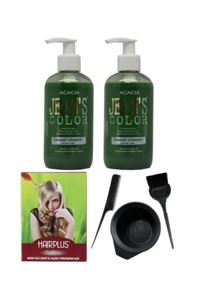 Jeans Color Saç Boyası Zümrüt Yeşili 250 ml