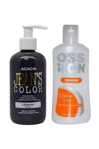 Saç Boyası Lilamor 250ml Ve Ossion Saç Boya Temizleyicisi 200ml