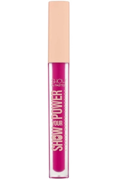 Show by Pastel - Show Your Power Liquid Matte Lipstick No: 608