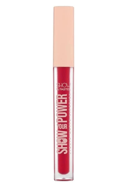 Show by Pastel - Show Your Power Liquid Matte Lipstick No: 607