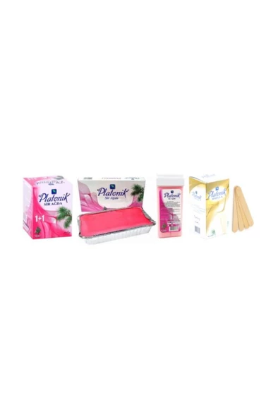 Pudralı Ağda Seti - Kalıp 400 gr + Roll-on 100 gr + Cezve 1+1 190 gr + Spatula 100'lü