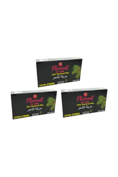 Sir Kalıp Ağda Black Siyah Ağda 400 gr Yeni X 3 Adet