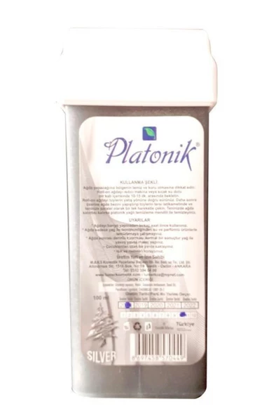 Kartuş Ağda Gri Silver 100 Ml. (4 Adet)