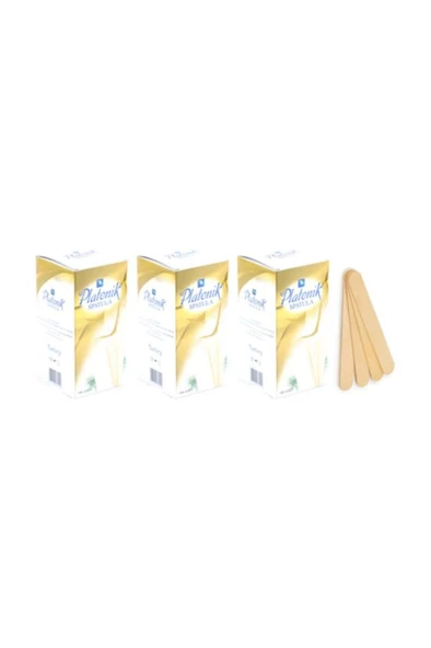 Ağda Spatulası Çubuğu Ve Tahta Dil Basacağı 100 Adet X 3 Adet