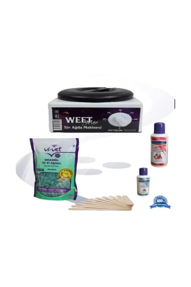 Profesyonel Weetmax Ağda Makinası Seti 4