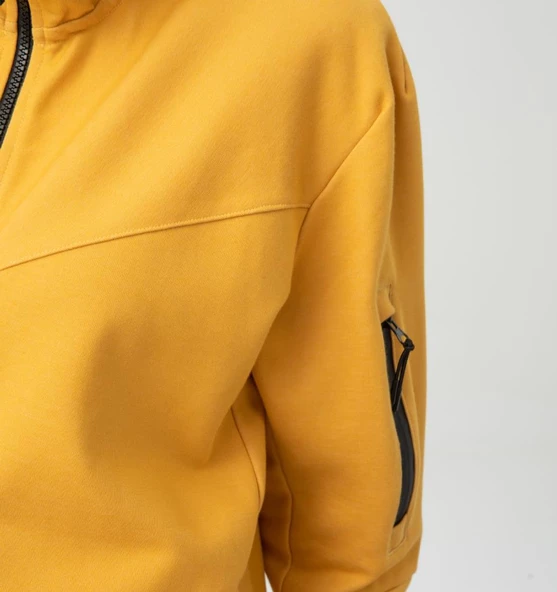 Nors Njord Kapüşonlu Sweatshirt Hardal - 8