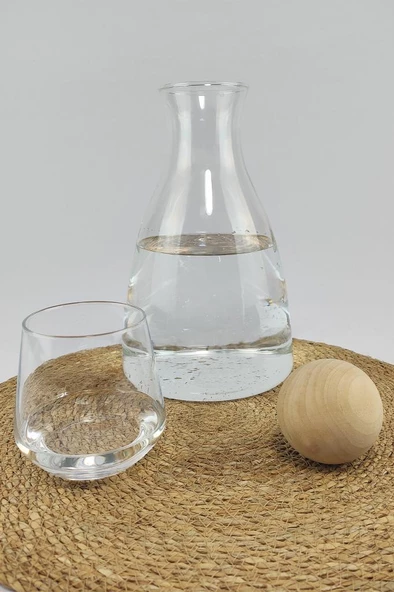 Digithome Ahşap Kapaklı 1.7 Litre Cam Sürahi - GPH59-2A C320.045 - Resim 3