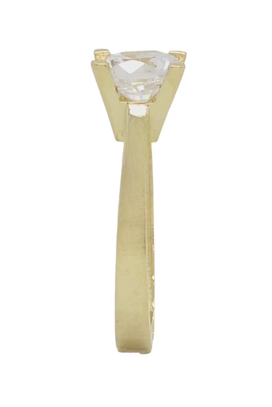 Cigold Tektaş Yüzük 14 Ayar Altın 1,45 Gr OA-C11001028564 - Resim 4