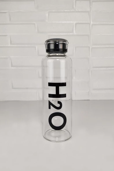 Digithome H2o 500 ML Borosilikat İnce Cam Matara Siyah - H2O81460 C1-1-18