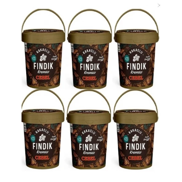 Cebel Kakaolu Fındık Kreması 900 gr 6'lı - 2