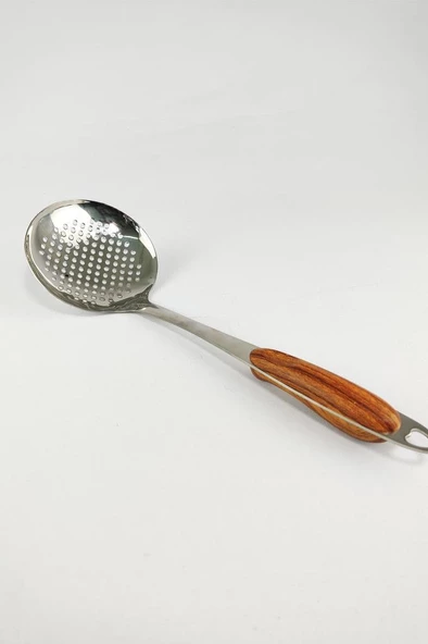 Digithome Ahşap Saplı Büyük Boy 5 Parça Servis Seti Kahverengi C320.025 - 3