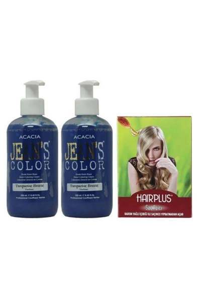Saç Boyası Turkuaz 250ml 2ad Ve Hairplus Saç Açıcı ürün görseli 1