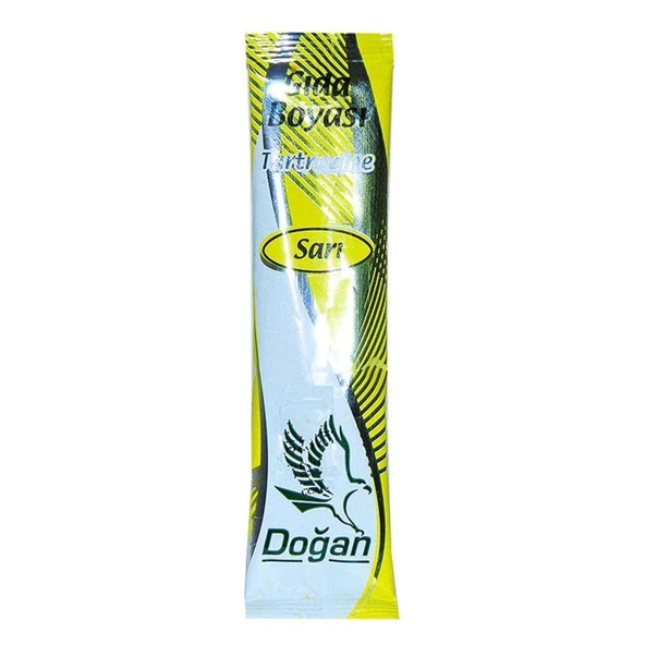 Doğan Baharatçılık Sarı Gıda Boyası 9Gr Saf Doğal Mini Paket - 4