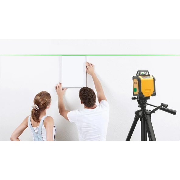Prexiso PLC360G 360 Lazer Terazi Yeşil Çizgi Lazeri Hizalama - 3