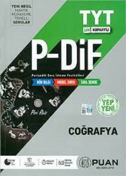 2023 TYT Coğrafya PDİF Konu Anlatım Fasikülleri Puan Yayınları ürün görseli 1