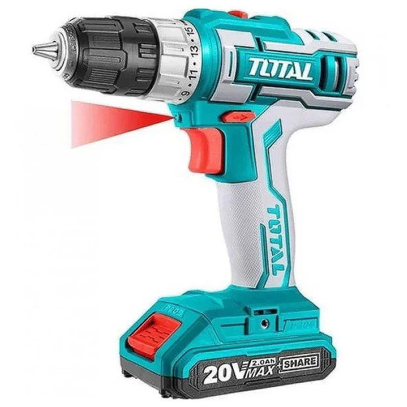 Total Li-ion Çift Akülü Vidalama Matkap 20V Lithium- lon - 2