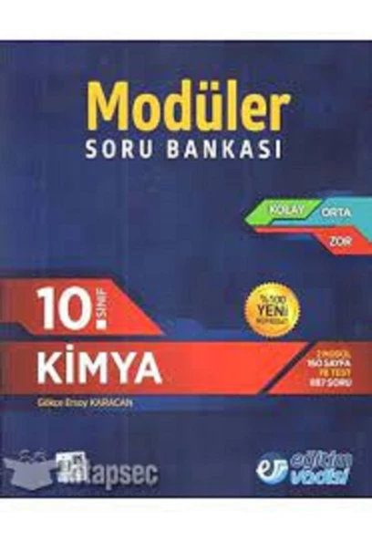 10. Sınıf Kimya Modüler Soru Bankası Eğitim Vadisi