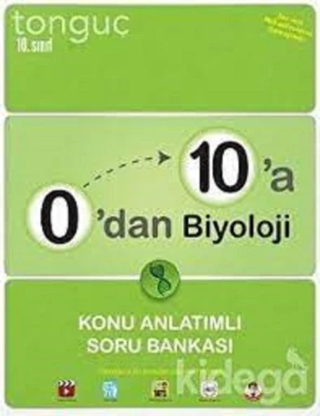 0`dan 10`a Biyoloji Konu Anlatımlı Soru Bankası Tonguç Akademi