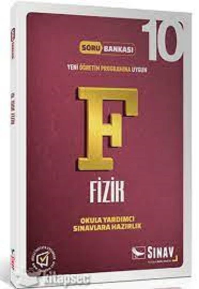 10. Sınıf Fizik Soru Bankası Sınav Dergisi Yayınları ürün görseli 1
